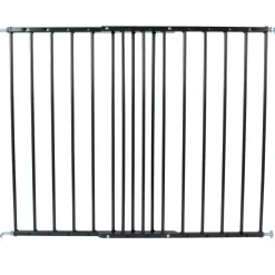 Sicherheitsgitter Metall schwarz Breite 62,5 - 106,8 cm, Höhe 72 cm