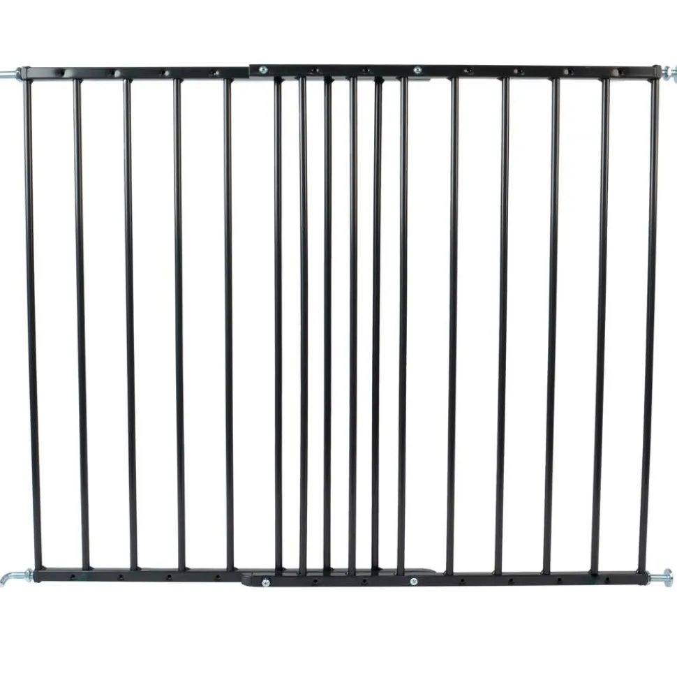 Sicherheitsgitter Metall schwarz Breite 62,5 - 106,8 cm, Höhe 72 cm