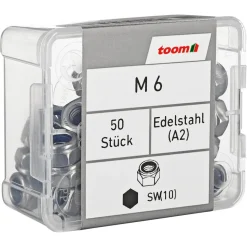 Sicherungsmutter M6 Edelstahl 50 Stück
