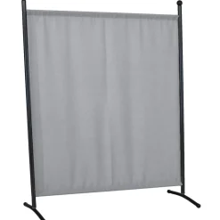 Sichtschutz Stellwand 'Swingtex' hellgrau 178 x 178 cm