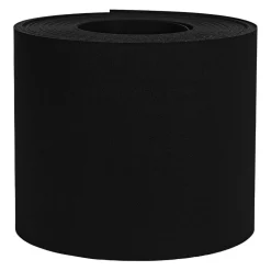 Sichtschutzstreifen 'Exclusive' schwarz genarbt 2500 x 19 cm, für Stabmattenzaun