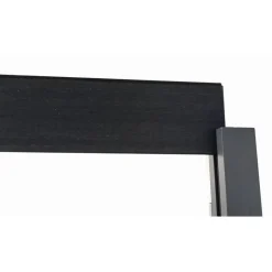 Sichtschutzzaun 'Tim' aus WPC 180 x 180 cm anthrazit, ohne Pfosten