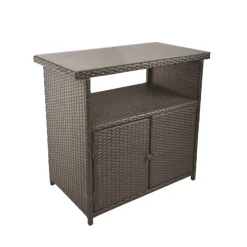 Sideboard 'Padua' Kaffeefarben 90 x 84 x 50 cm