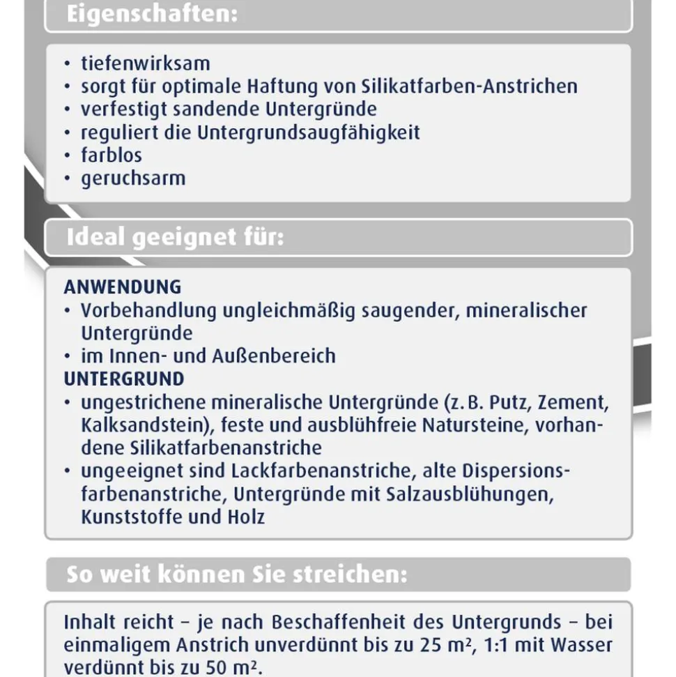Silikatgrund transparent 5 l
