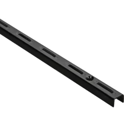 Single-Wandschiene, schwarz, 50 cm