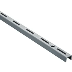 Single-Wandschiene, silbern, 50 cm