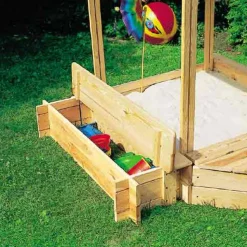 Sitz- und Bugbox 105 x 25 x 21 cm für Sandkasten 'Peter'