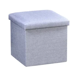 Sitzhocker grau 38 x 38 x 38 cm