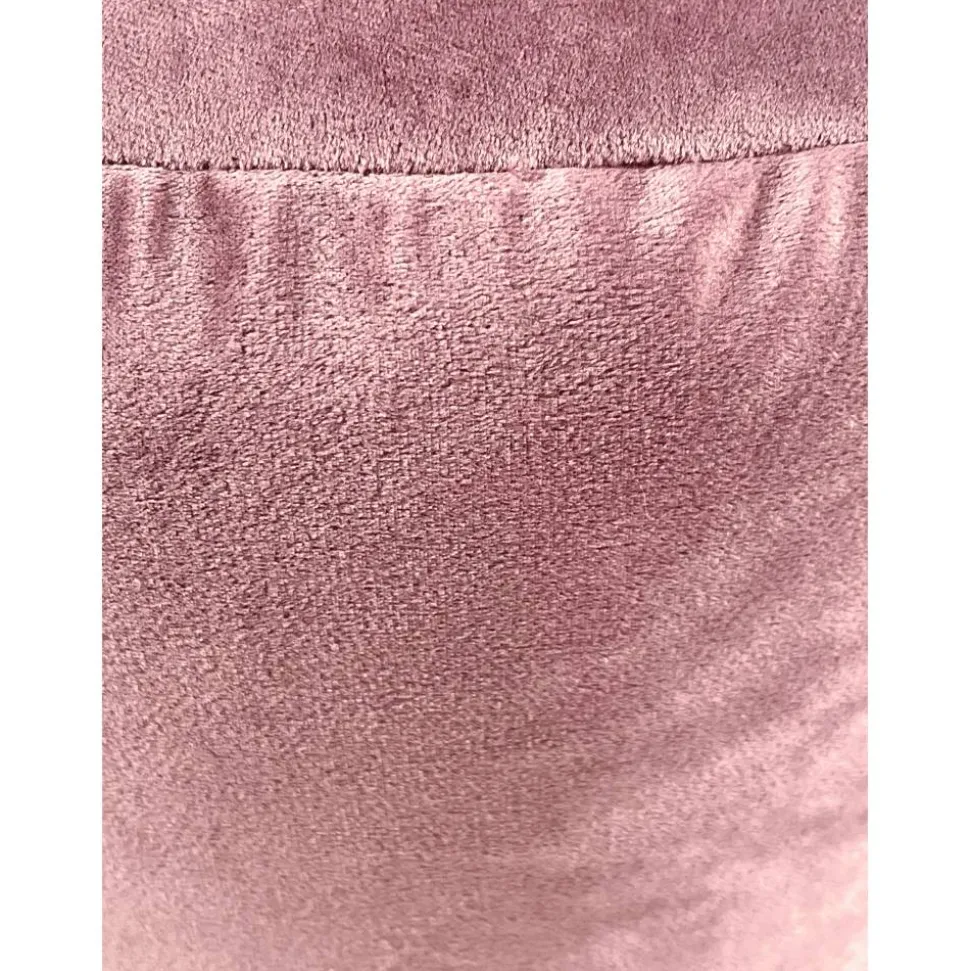 Sitzhocker mauve rund Ø 30 x 40 cm