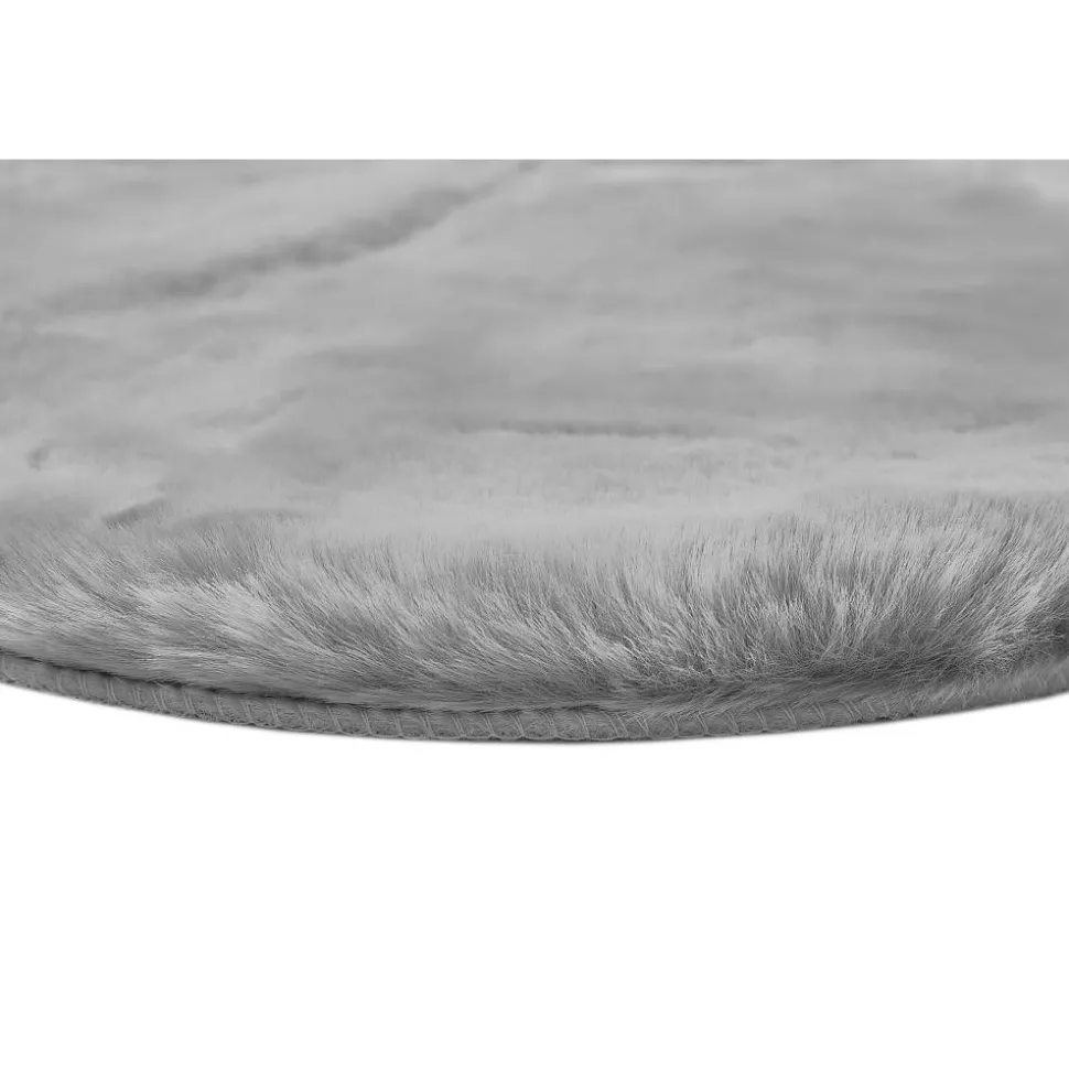 Sitzkissen 'Cingoli' rund grau Ø 40 x 1 cm
