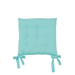 Sitzkissen 'Coral' eisblau 40 x 40 x 3 cm
