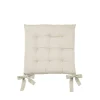 Sitzkissen 'Pure & Glam' silbern 40 x 40 x 8 cm