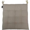 Sitzkissen 'Uni' beige 40 x 40 cm