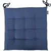 Sitzkissen 'Uni' blau 40 x 40 cm