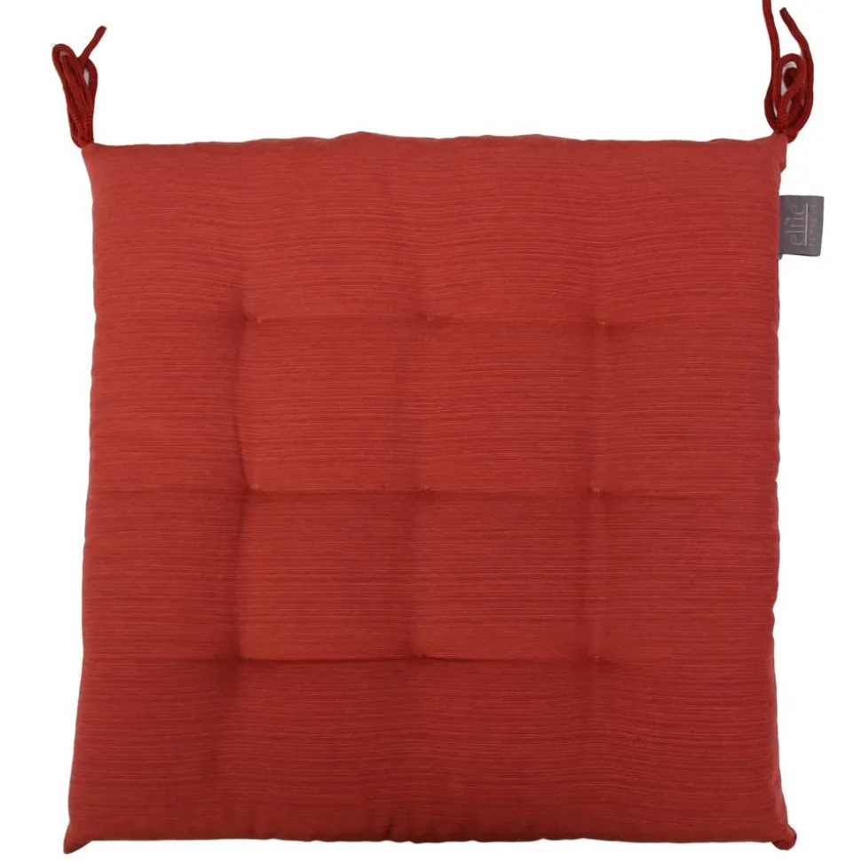 Sitzkissen 'Uni' rot 40 x 40 cm