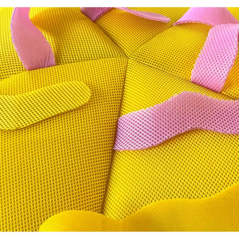 Sitzsack und Schwimmtier 'Qualle' pink 80 x 18 x 80 cm