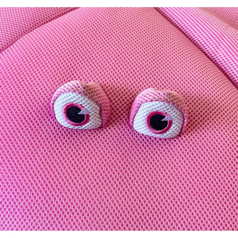 Sitzsack und Schwimmtier 'Qualle' pink 80 x 18 x 80 cm
