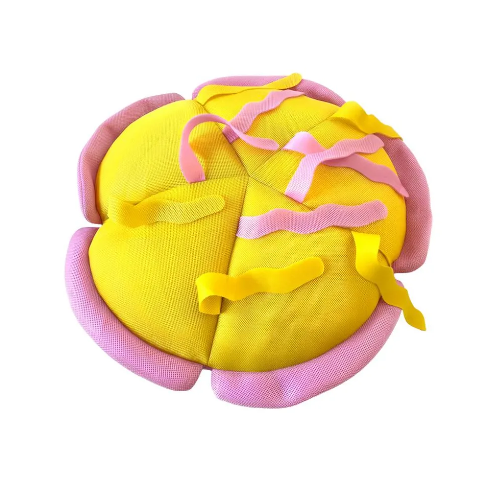 Sitzsack und Schwimmtier 'Qualle' pink 80 x 18 x 80 cm