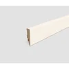 Sockelleiste 'L674' Marmor weiss 2400 x 58 x 14 mm