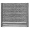 Sockelplatte 'Standard' 200 x 38,5 x 3,5 cm grau