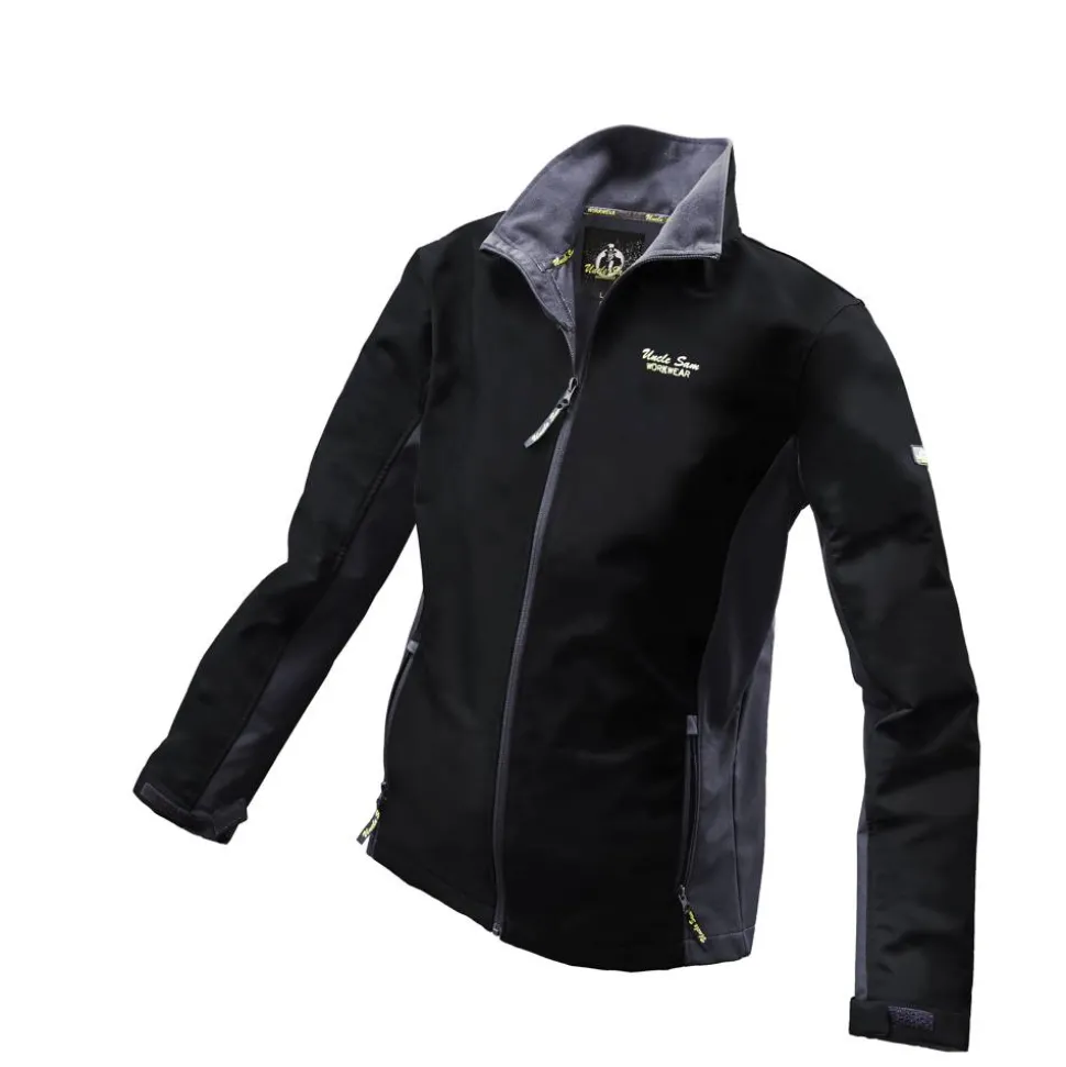 Softshelljacke schwarz Gr. M, atmungsaktiv