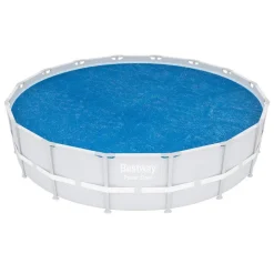 Solarabdeckplane 'Flowclear' blau Ø 462 cm