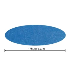Solarabdeckplane 'Flowclear' blau Ø 527 cm
