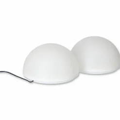 Solar-Bodenleuchte mit 5 Halbkugeln weiß Ø 15 cm