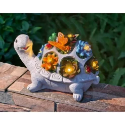 Solar-Dekoleuchte Schildkröte 19 x 13 cm