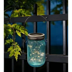 Solar-Dekolicht 'Glas' LED Ø 7,5 x 13 cm sortiert