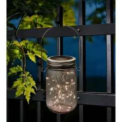 Solar-Dekolicht 'Glas' LED Ø 7,5 x 13 cm sortiert