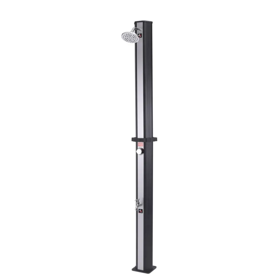 Solardusche schwarz PVC 35 l