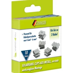 Solarkabel-Clip 10 Stück