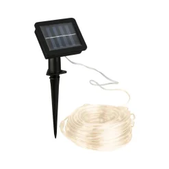 Solar-LED-Band 100 LED warmweiß