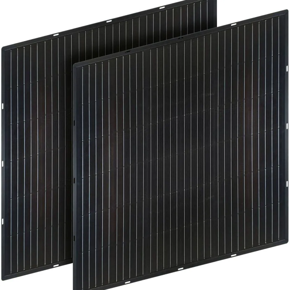 Solarmodul-Set 'SOPA5400' 2 x 200 Wp, 102 x 102 cm