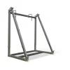 Solarmodulständer Aluminium silbern 90 x 70 - 120 cm