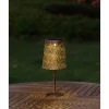 Solar-Tischleuchte bronze Ø 13,1 x 30 cm