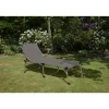 Sonnenliege 'Abaco' klappbar/verstellbar anthrazit 70 x 46 x 215 cm