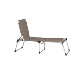 Sonnenliege 'Alu XXL' taupe 69,5 x 95 x 206 cm