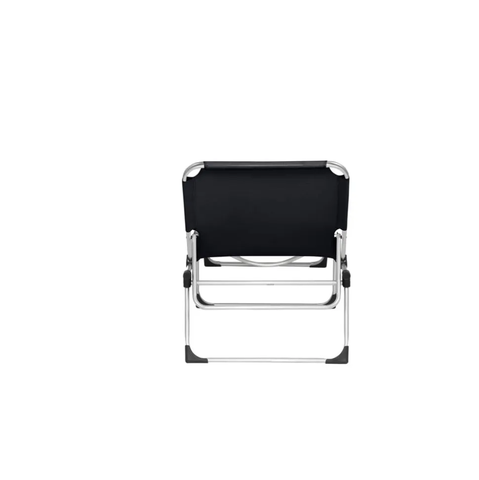 Sonnenliege 'Alu-XXL' klappbar schwarz 69 x 38 x 201 cm
