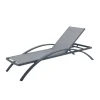 Sonnenliege 'Donna' verstellbar anthrazit 72 x 43 x 197 cm