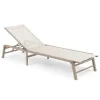 Sonnenliege 'Mia' klappbar taupe 194 x 60 x 31/94 cm