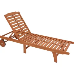 Sonnenliege 'Palm Springs' klappbar/verstellbar braun 63 x 89 x 197 cm