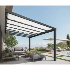 Sonnensegel für Terrassenüberdachung 'Stockholm' 325 x 64,5 cm 5 Stück