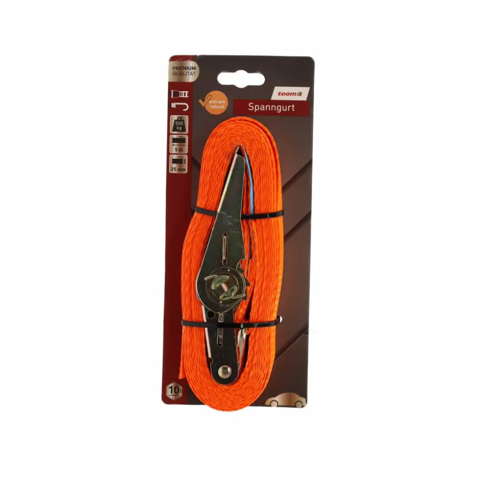 Spanngurt mit Haken 5 m x 25 mm