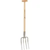 Spatengabel Edelstahl 4 Zinken, 114 cm