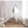 Spiegel 'Silver Coiffeur' weiß Ø 80 cm
