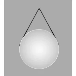 Spiegel 'Silver Coiffeur' weiß Ø 80 cm