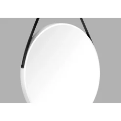 Spiegel 'Silver Coiffeur' weiß Ø 80 cm