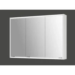Spiegelschrank 'Batu' weiß Hochglanz 100 x 71,4 x 15,2 cm